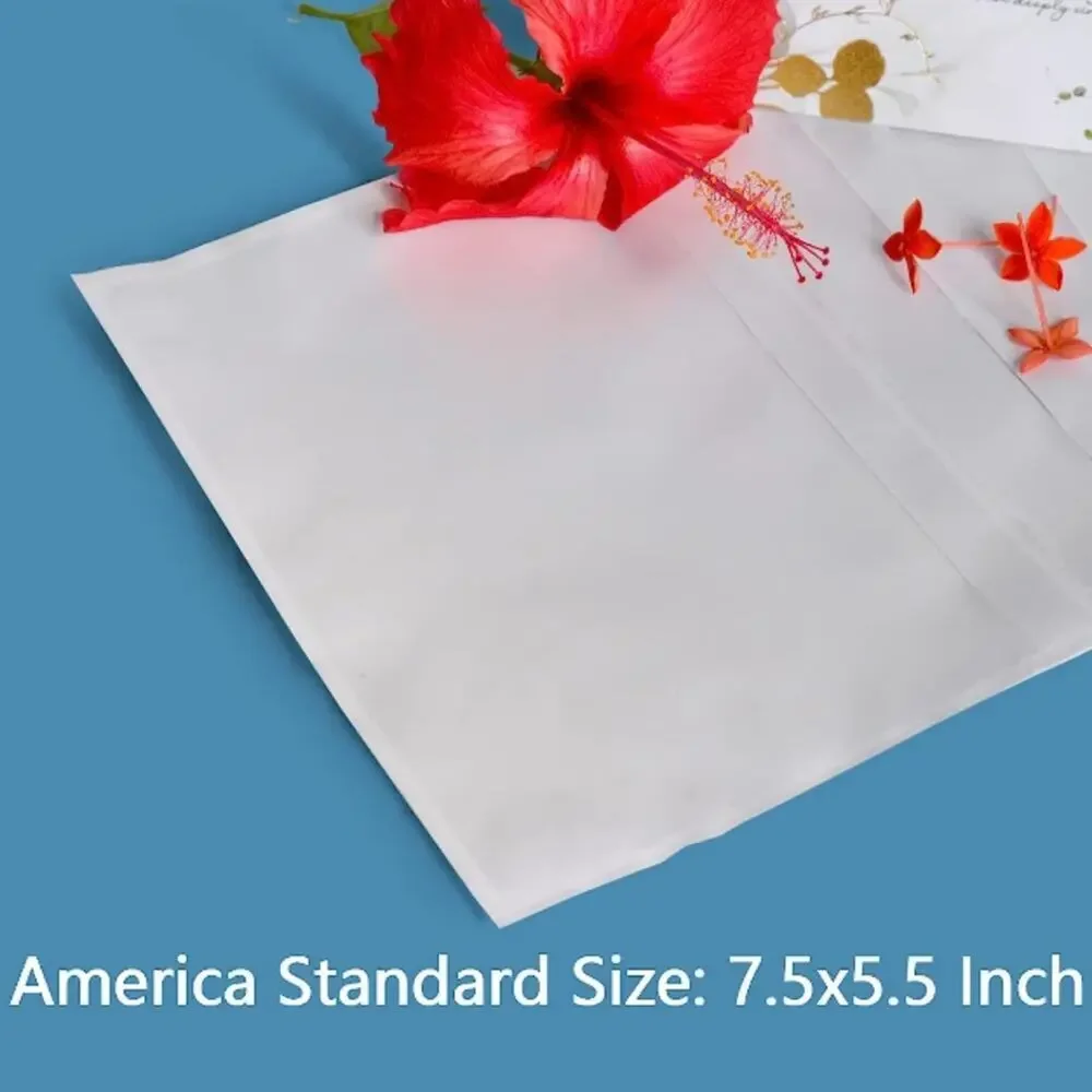 Clear Plastic Adhesive Packing Sleeve Mailing Shipping Labels 50pk - 7.5…